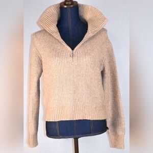 Jessica Simpson Quarter Zip Designer Sweater Size Small Womens